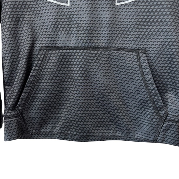Under Armour Kids Charcoal Patterned Hoodie - Picture 3 of 5